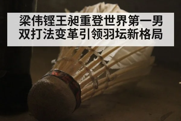 梁伟铿王昶重登世界第一男双打法变革引领羽坛新格局
